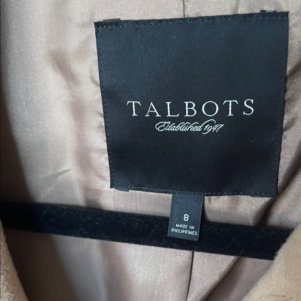 Talbots Camel Trench Coat - Picture 2 of 9